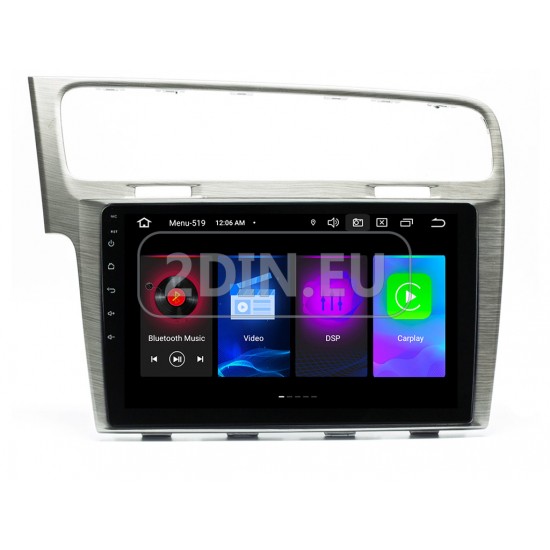 VW GOLF 7 -10.1" МУЛТИМЕДИЯ / Навигация Android + DSP + CARPLAY
